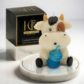Baby Moo | Hand-painted Scented Candle | Signature Coconut Blend (Soy-Free)