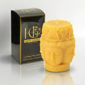 Buddha Beeswax Candle Yellow Cover Image