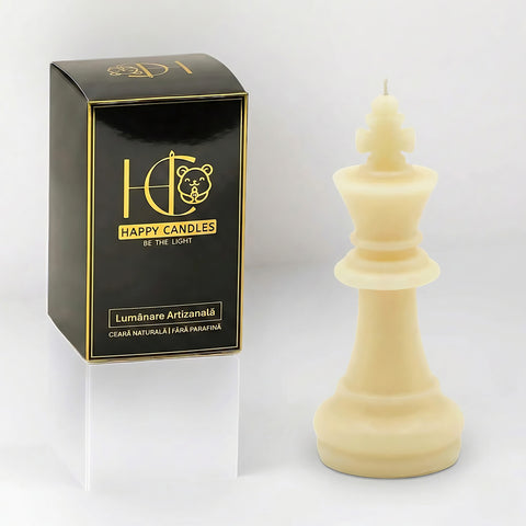 Chess Beeswax Decorative King Ivory Cover Image