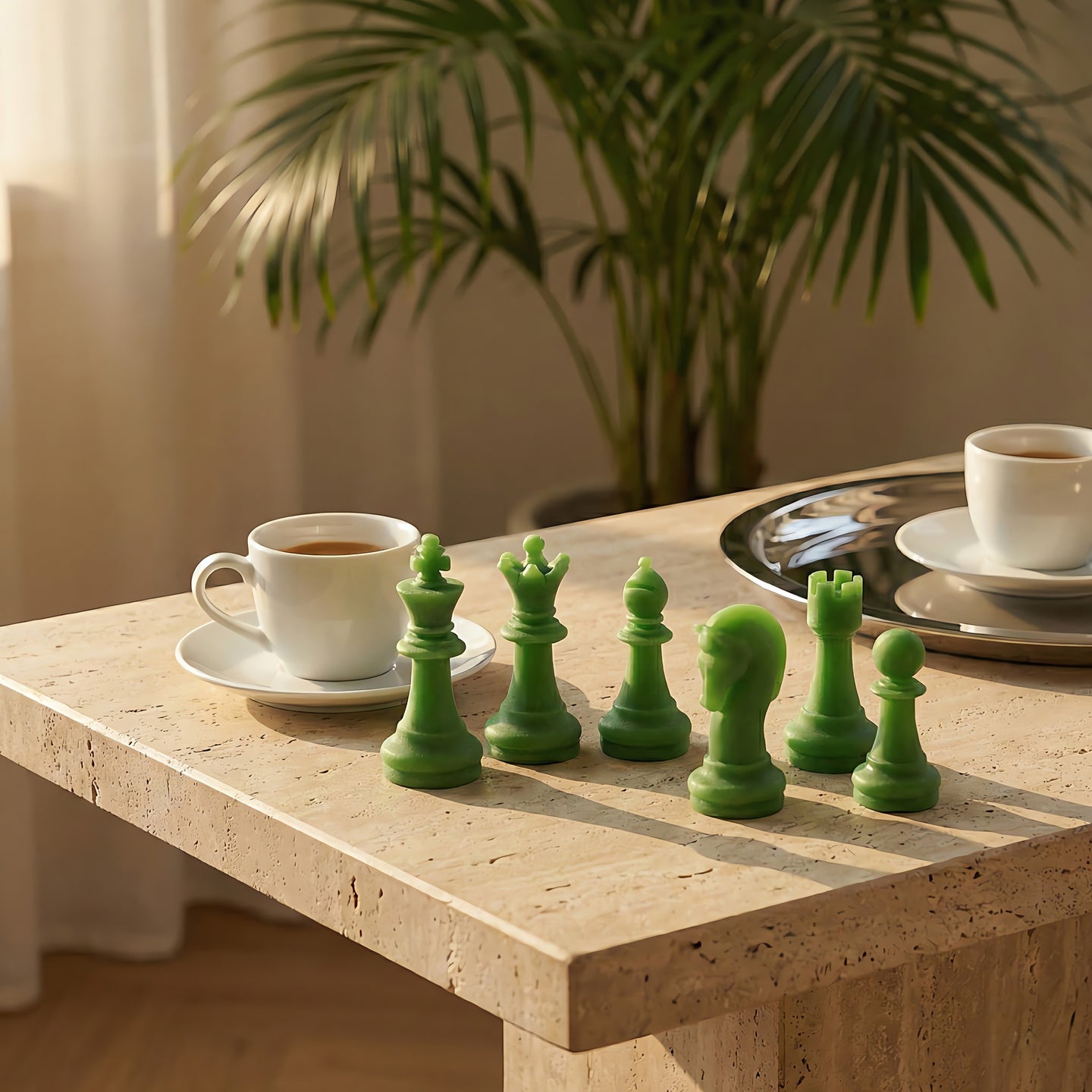Chess Beeswax Decorative Set 6 Accord 2