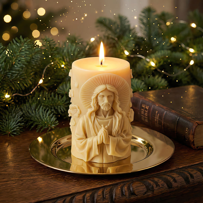 Christ Beeswax Candle Accord 1