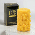 Christ Beeswax Candle Yellow Cover Image