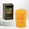 Christmas Wish Beeswax Candle Yellow Cover Image