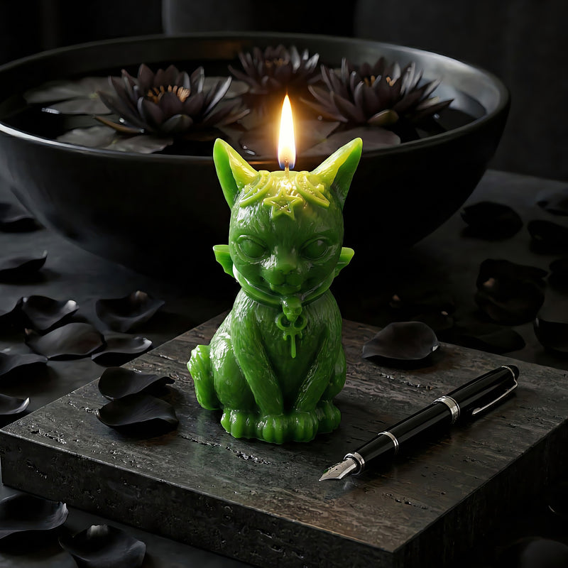 Demon Cats Beeswax Candle Accord 1
