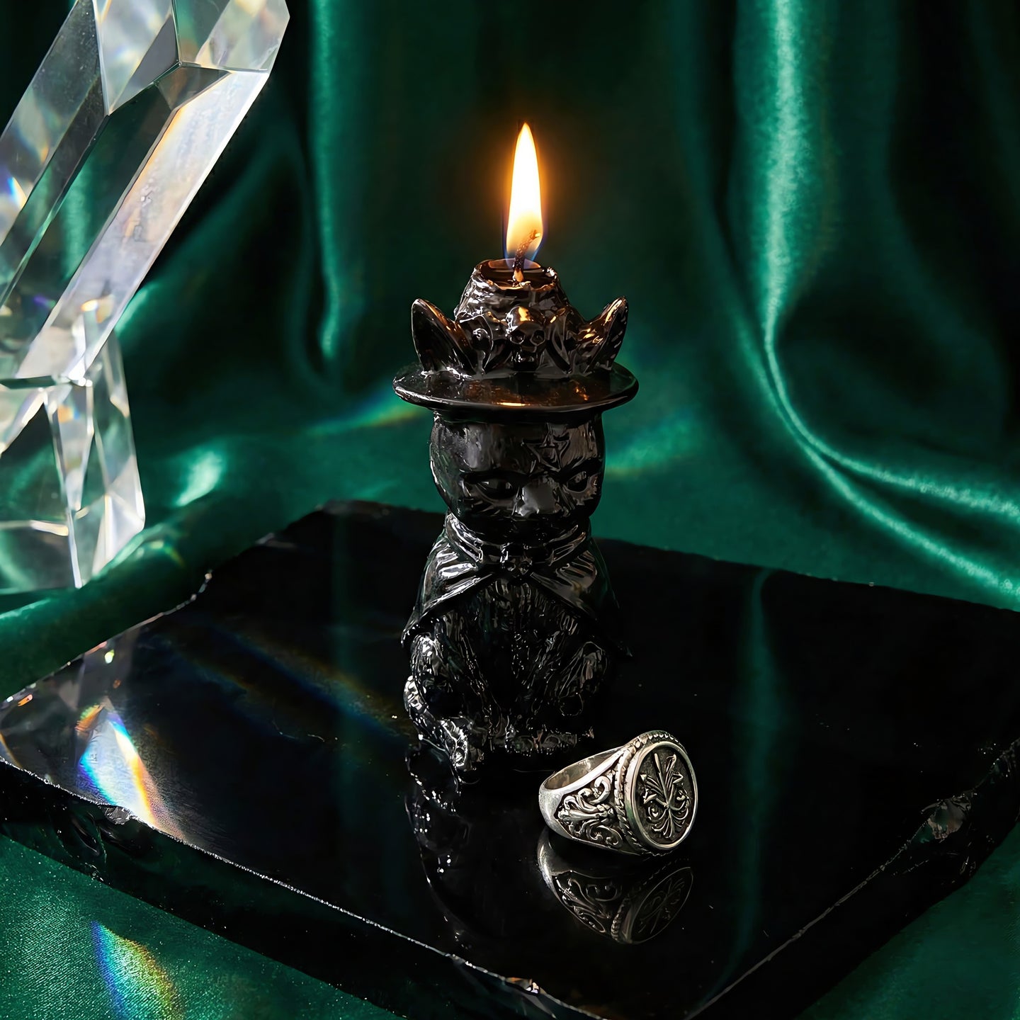 Demon Cats Beeswax Candle Accord 3