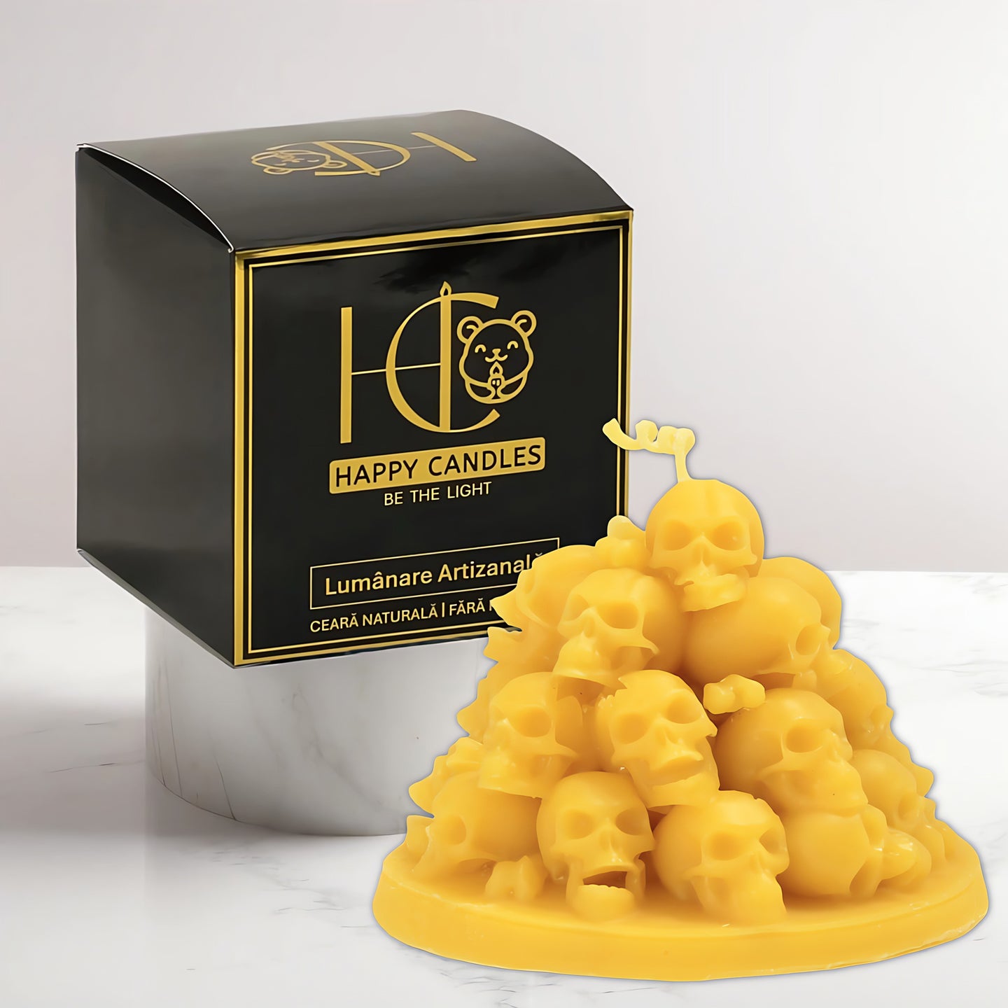 Devils Sanctuary Beeswax Candle Yellow Cover Image