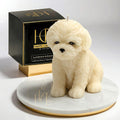 Furry Puppy | Hand-painted Scented Candle | Signature Coconut Blend (Soy-Free)