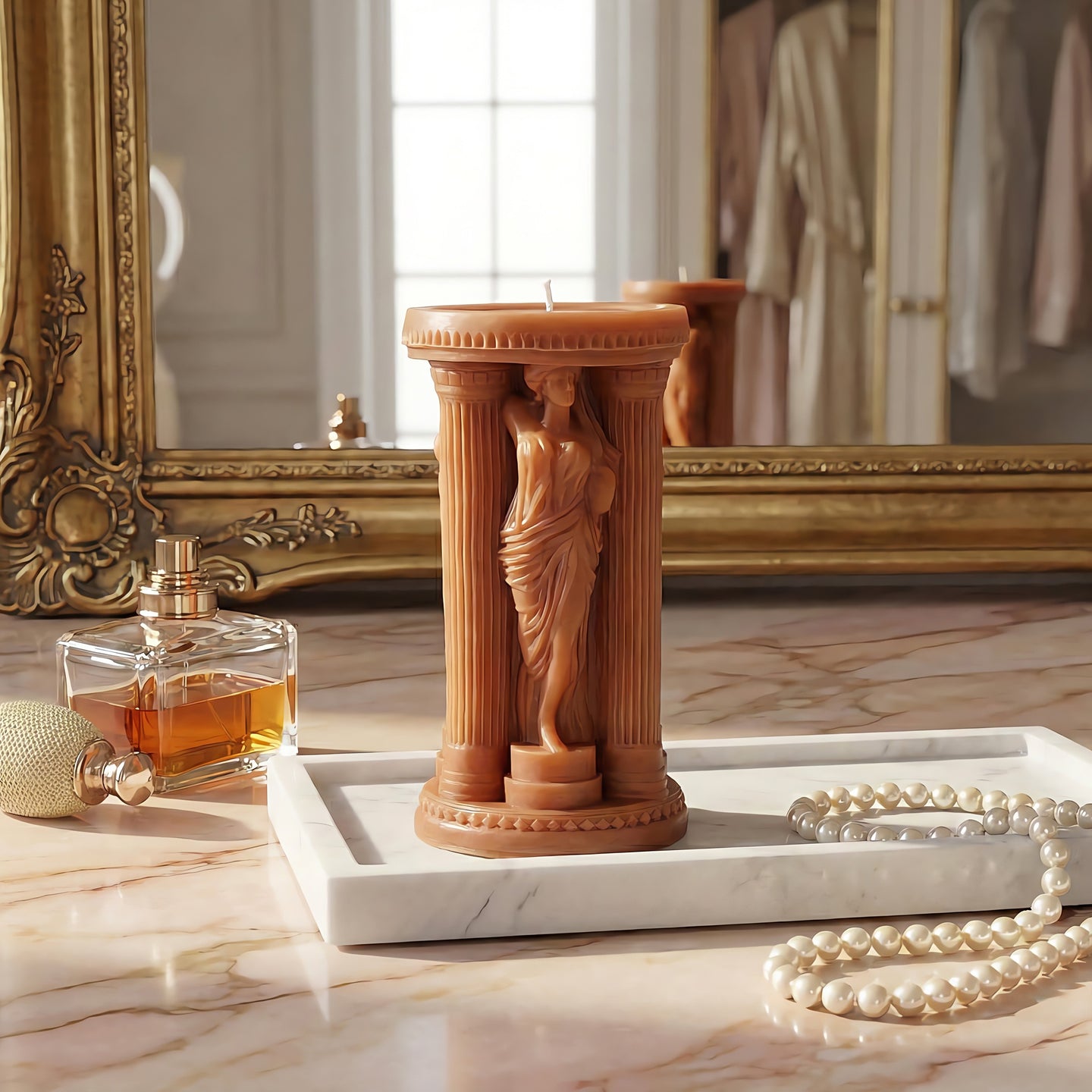 Greek Goddess Beeswax Candle Accord 1