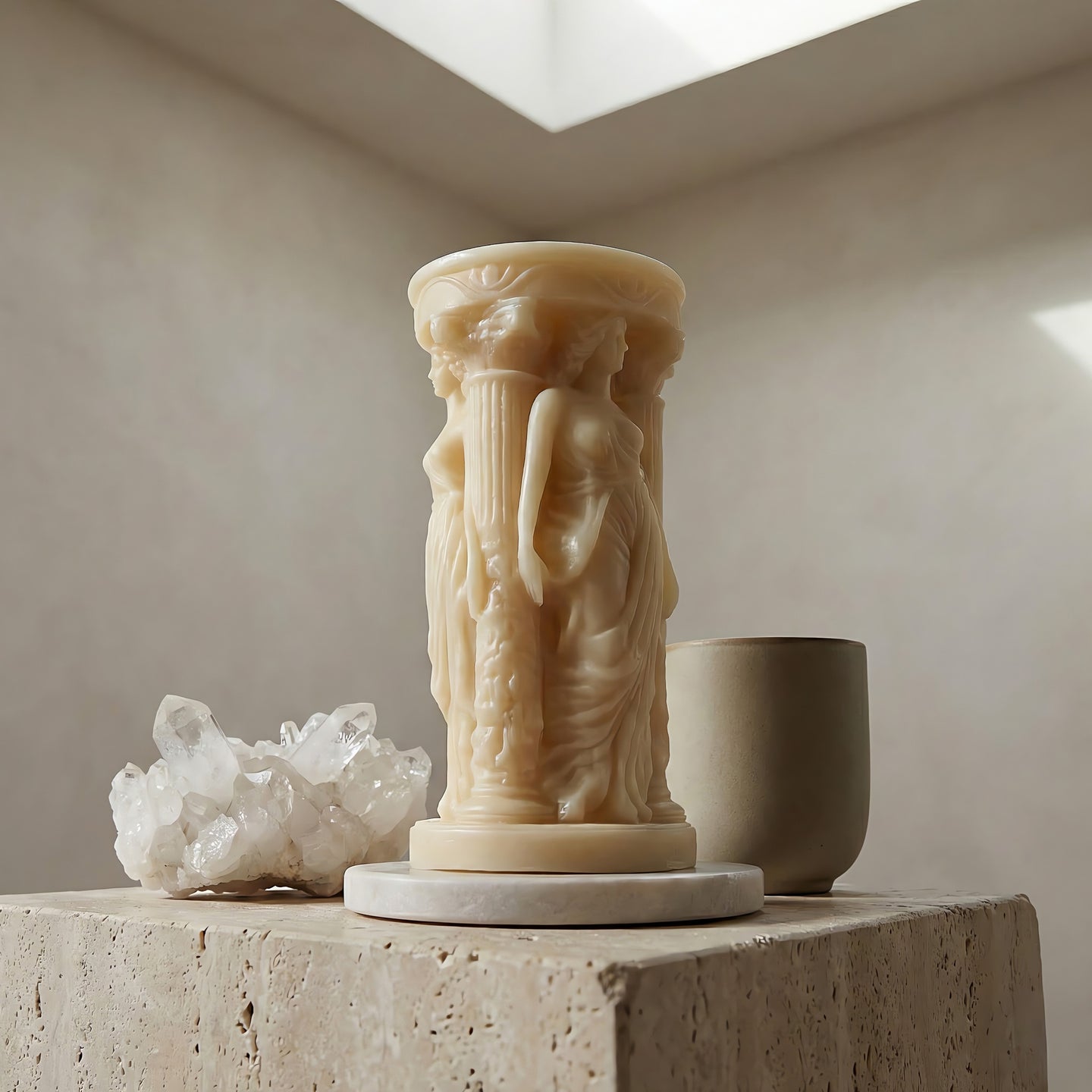 Greek Goddess Beeswax Candle Accord 3