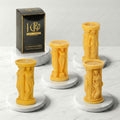 Greek Goddess Beeswax Candle Set Yellow Cover Image