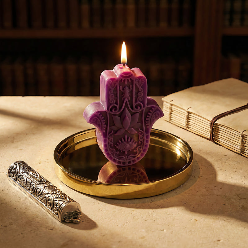Hamsa Beeswax Candle Accord 1