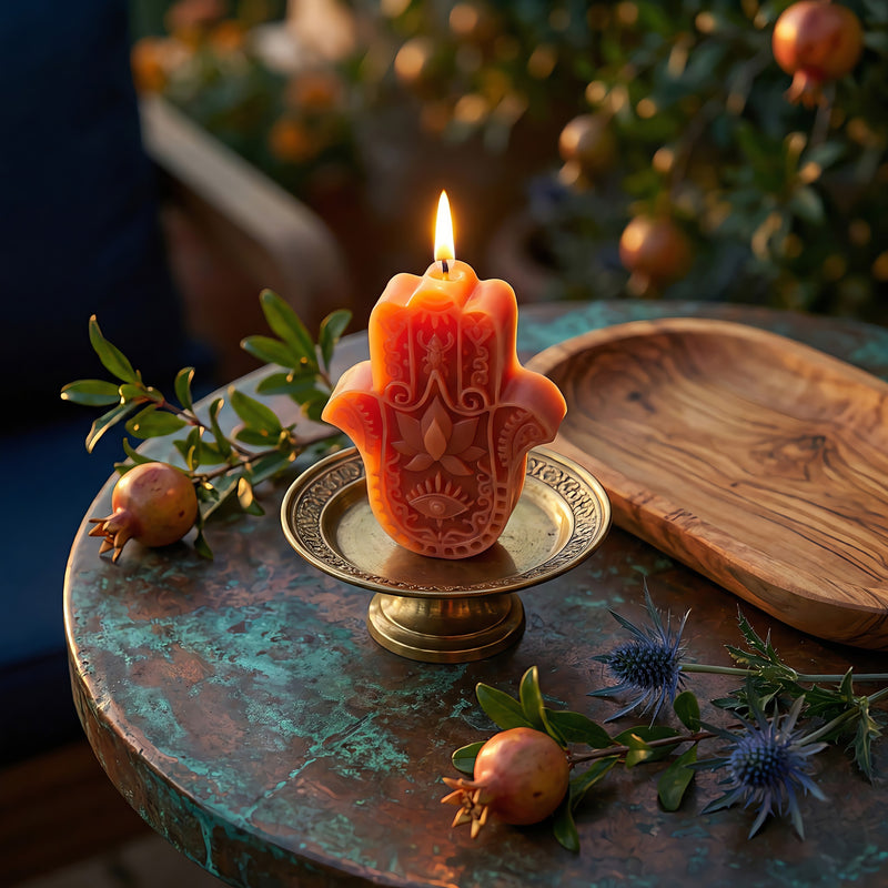 Hamsa Beeswax Candle Accord 3