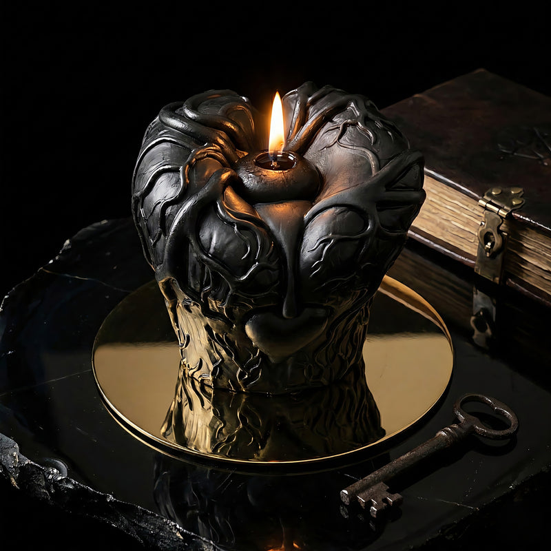 Haunted Hearts Beeswax Candle Accord 1