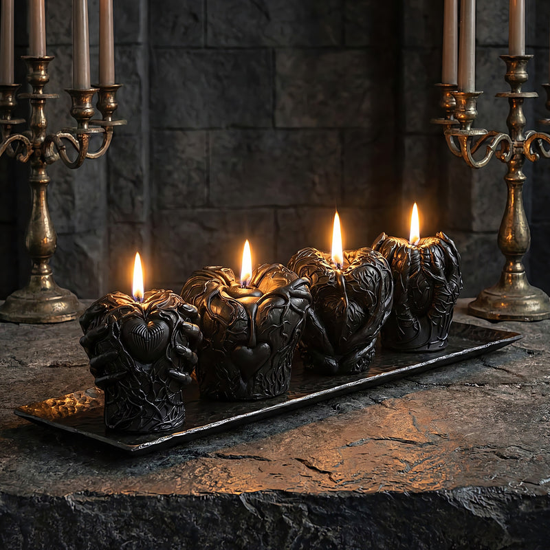 Haunted Hearts Beeswax Candle Set Accord 1