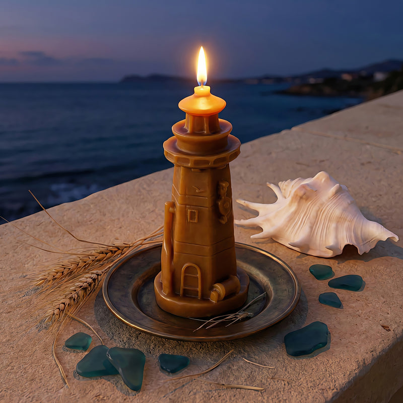 Lighthouse Beeswax Candle Accord 3