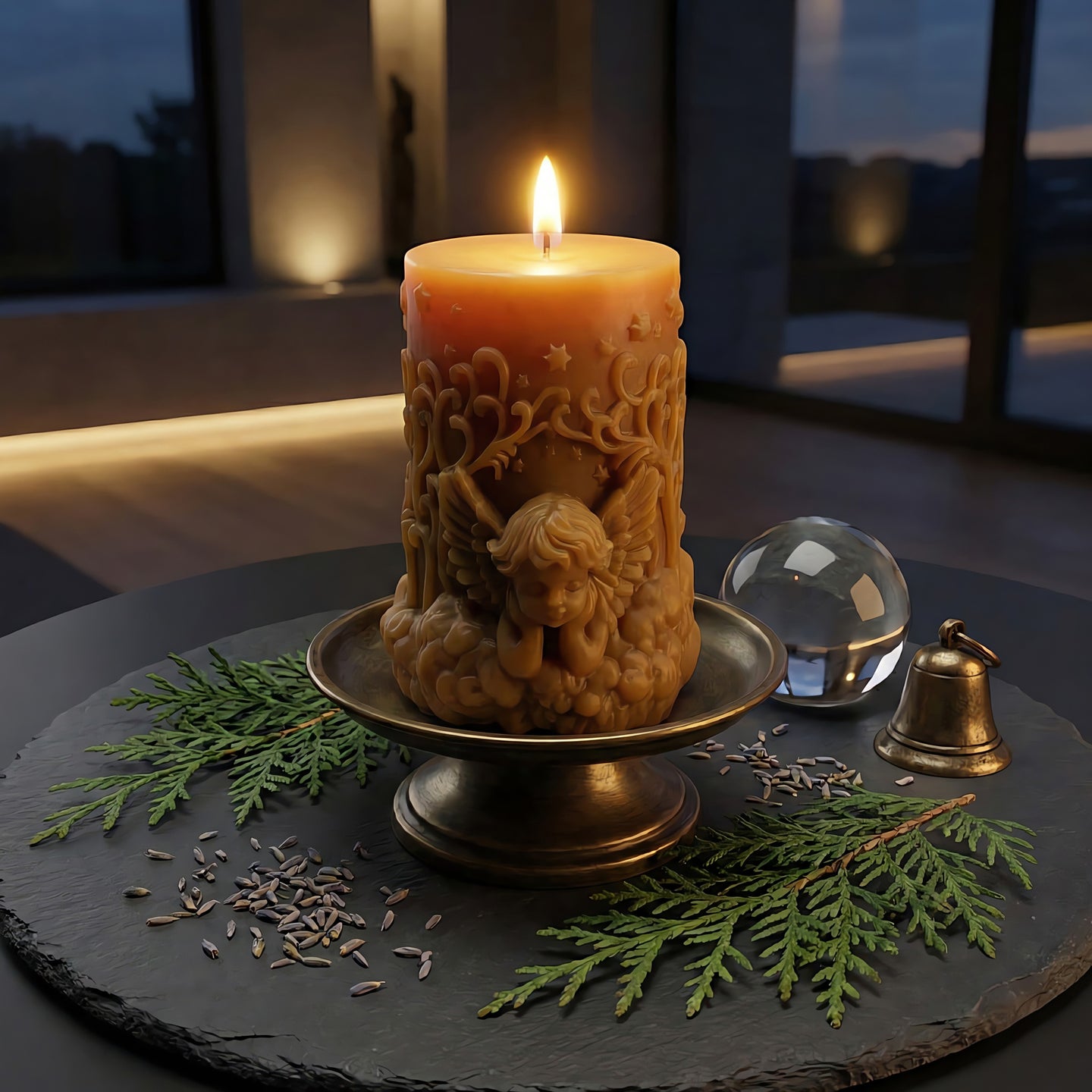 Little Angel Beeswax Candle Accord 1