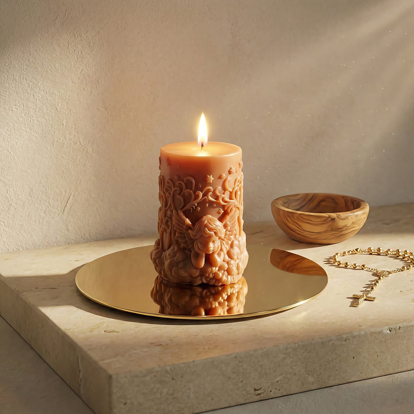 Little Angel Beeswax Candle Accord 3