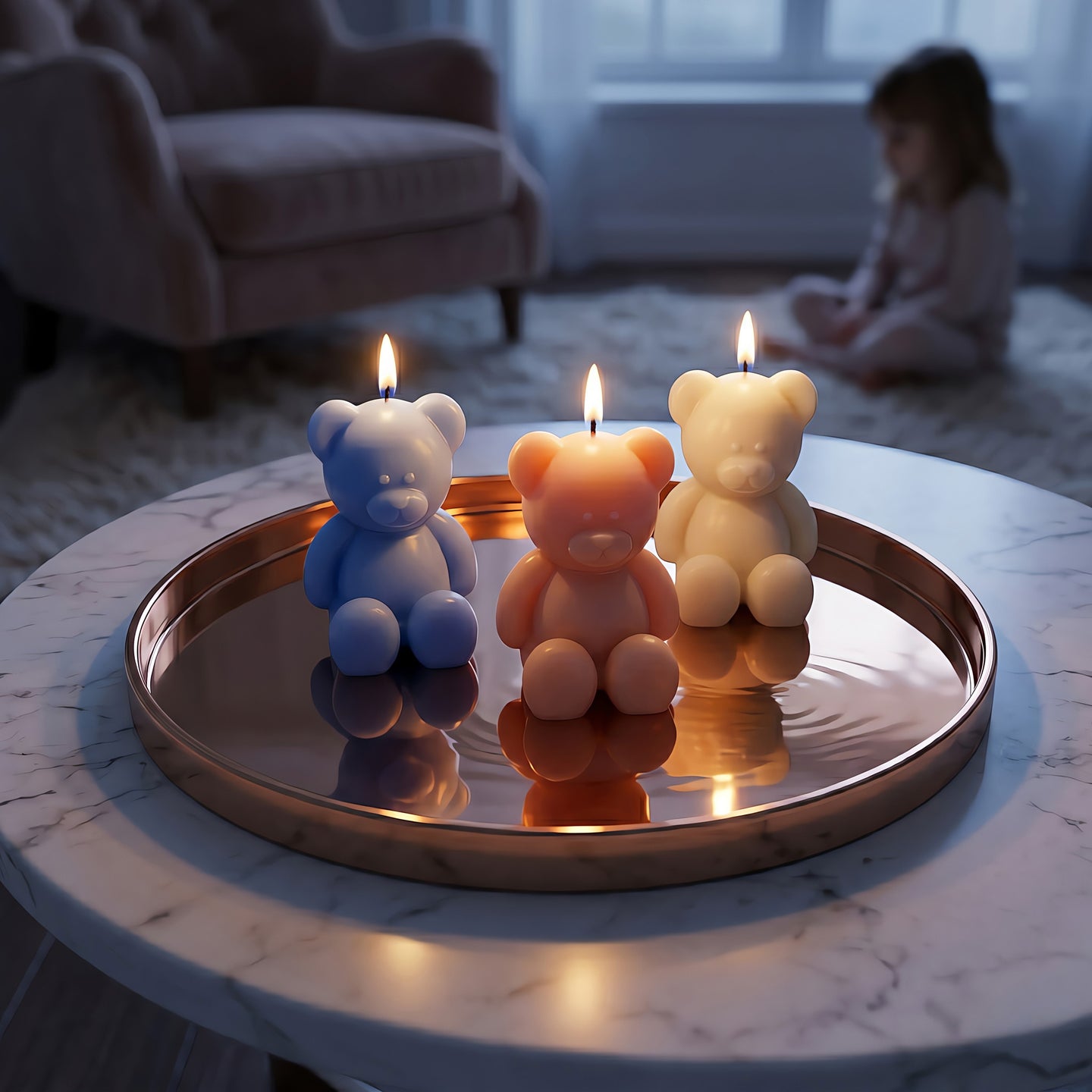 Little Bear | Scented Candle | Signature Coconut Blend (Soy-Free)