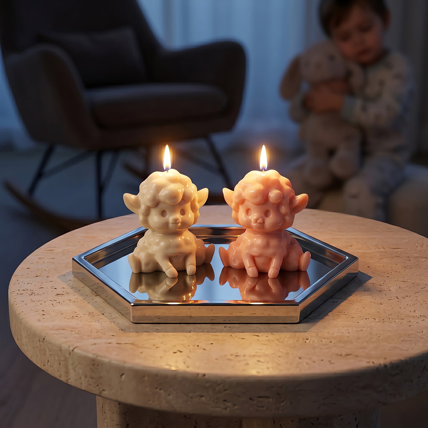 Little Sheep | Scented Candle | Signature Coconut Blend (Soy-Free)
