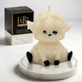 Little Sheep | Hand-painted Scented Candle | Signature Coconut Blend (Soy-Free)
