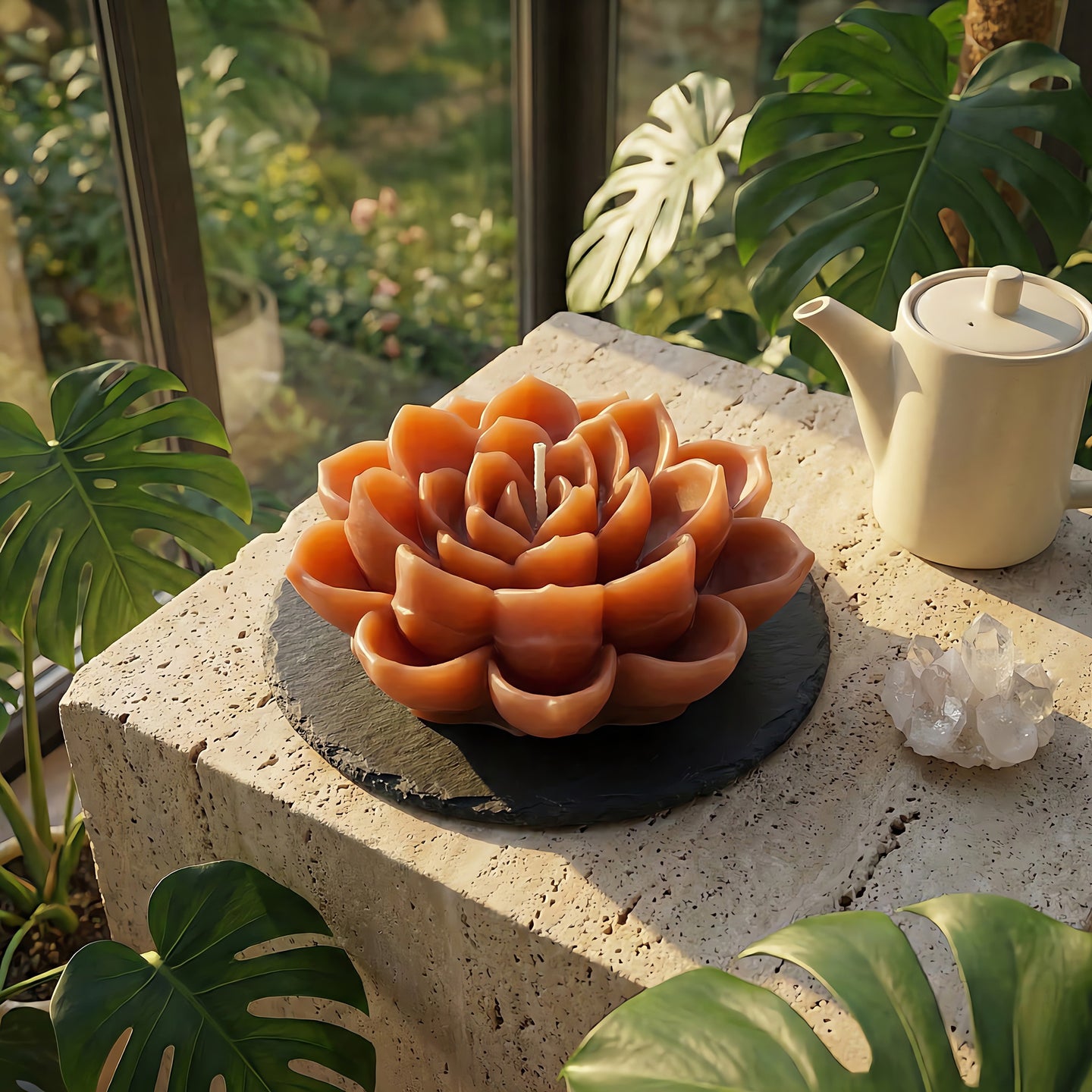Lotus Beeswax Candle Accord 4