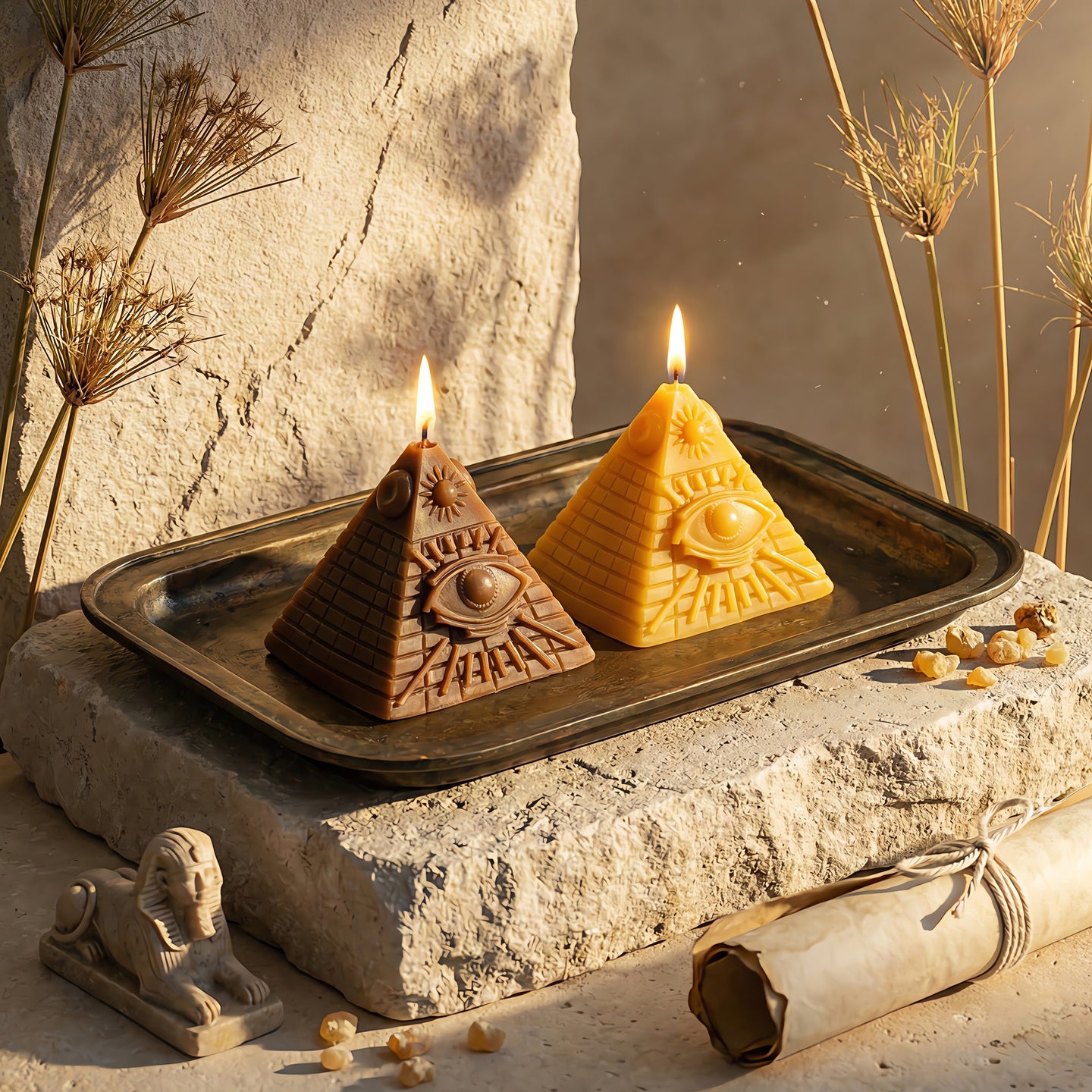 Masonic Beeswax Candle Accord 3