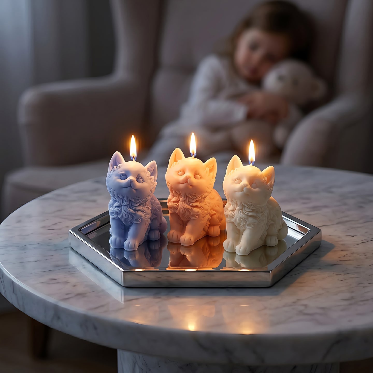 Meow | Scented Candle | Signature Coconut Blend (Soy-Free)