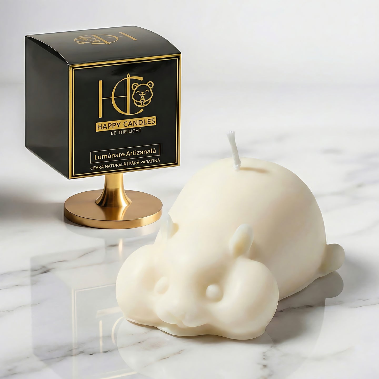Nibbles the Hamster | Scented Candle | Signature Coconut Blend (Soy-Free)