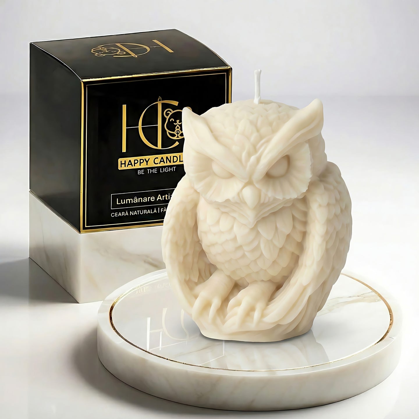 Owl | Scented Candle | Signature Coconut Blend (Soy-Free)