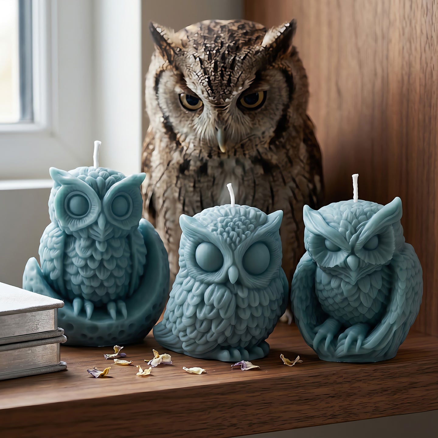 Owls | Scented Candle Set | Signature Coconut Blend (Soy-Free)