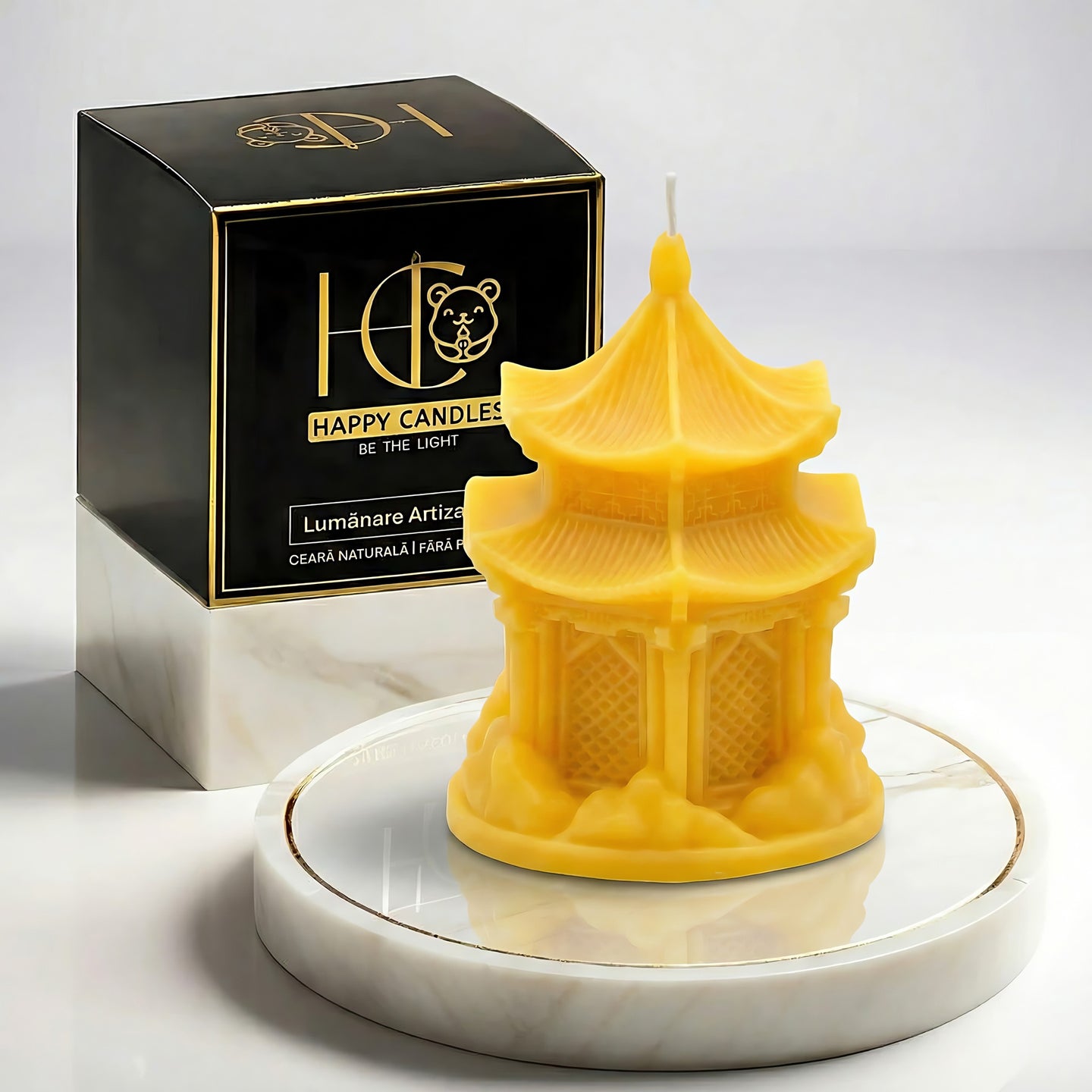 Pavilion Beeswax Candle Yellow Cover Image