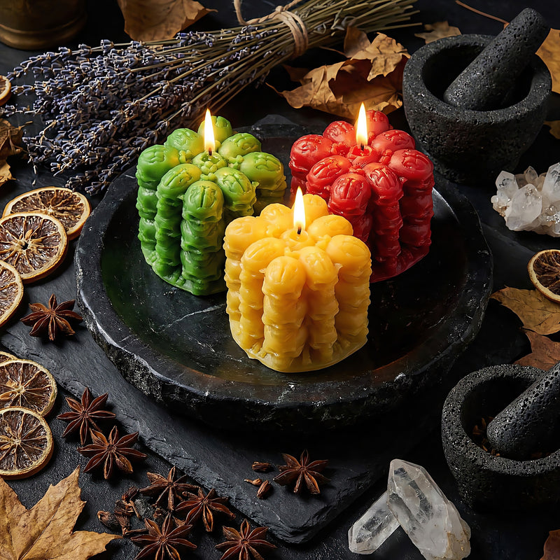 Skullbox Beeswax Candle Accord 3
