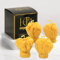 Steampunk Hearts Beeswax Candle Set Yellow Cover Image