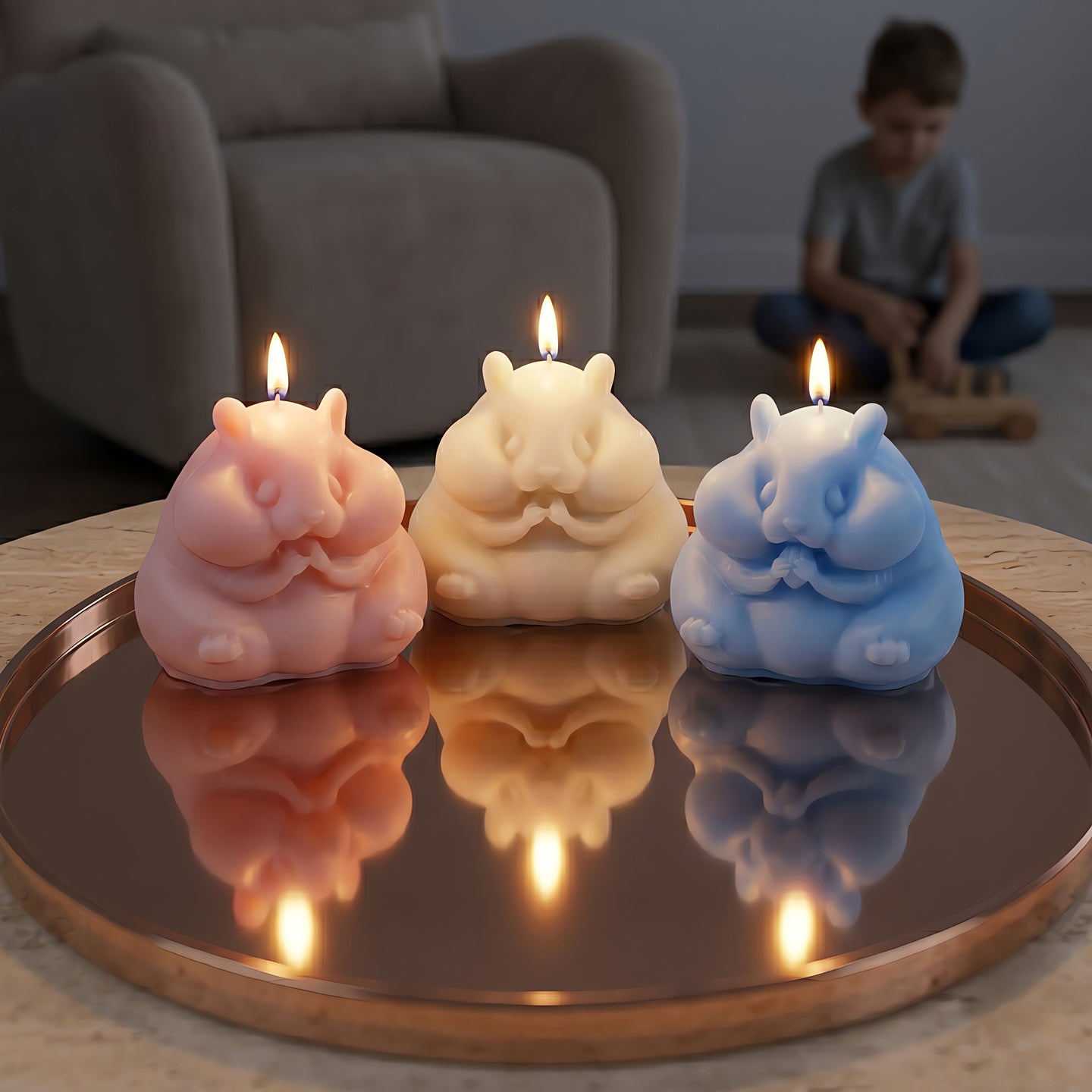 Sumo Hamster | Scented Candle | Signature Coconut Blend (Soy-Free)
