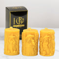 Witches Beeswax Candle Set Yellow Cover Image