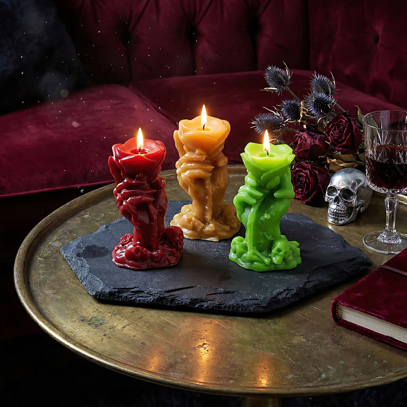 Witchs Rose Beeswax Candle Accord 3