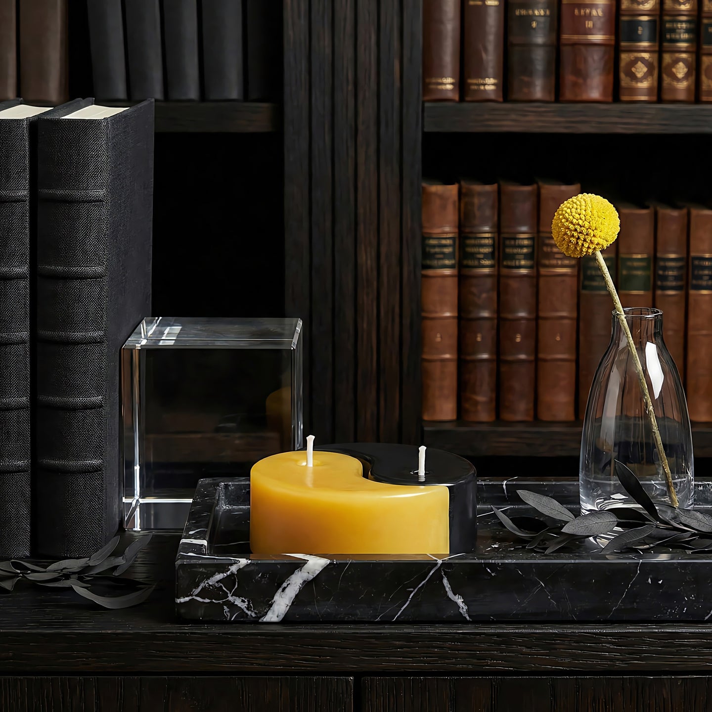 Yin Yang Beeswax Candle Set Accord 2