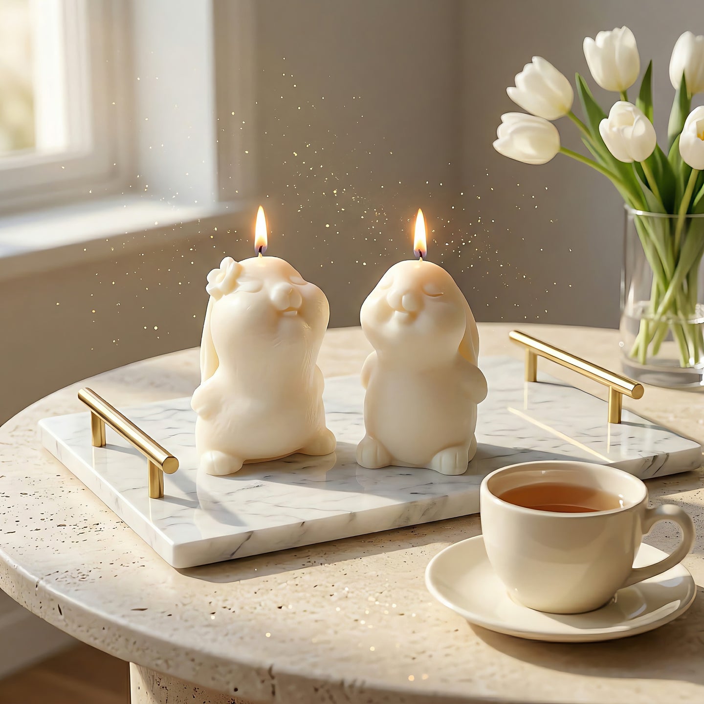 Zen Bunny Scented Candle Set Accord 2